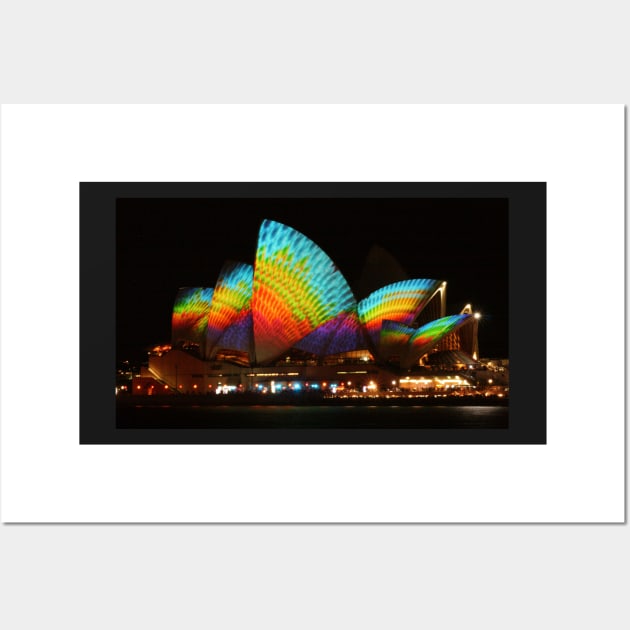 Rainbow Opera House Wall Art by Michaelm43